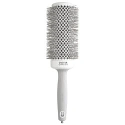 Brosse brushing Expert Blowout Speed nylon ondulé blanc & gris 55mm Olivia Garden