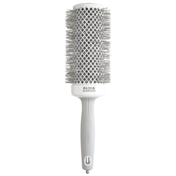 Brosse brushing Expert Blowout Speed nylon ondulé blanc & gris 55mm Olivia Garden Brosse brushing Expert Blowout Speed nylon ondulé blanc & gris 55mm Olivia Garden