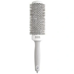 Brosse brushing Expert Blowout Speed nylon ondulé blanc & gris 45mm Olivia Garden