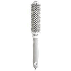Brosse brushing Expert Blowout Speed nylon ondulé blanc & gris 25mm Olivia Garden