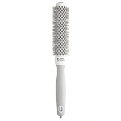 Brosse brushing Expert Blowout Speed nylon ondulé blanc & gris 25mm Olivia Garden