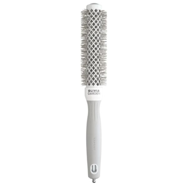 Brosse brushing Expert Blowout Speed nylon ondulé blanc & gris 25mm Olivia Garden Brosse brushing Expert Blowout Speed nylon ondulé blanc & gris 25mm Olivia Garden
