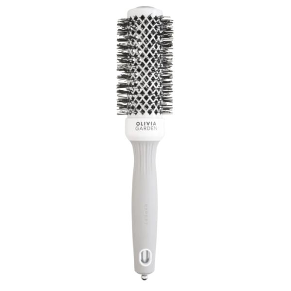 Brosse brushing Expert Blowout Shine blanc & gris 35mm Olivia Garden Brosse brushing Expert Blowout Shine blanc & gris 35mm Olivia Garden