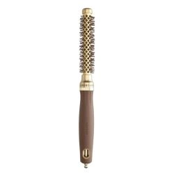 Brosse brushing Expert Blowout Shine ondulé doré & marron 15mm Olivia Garden