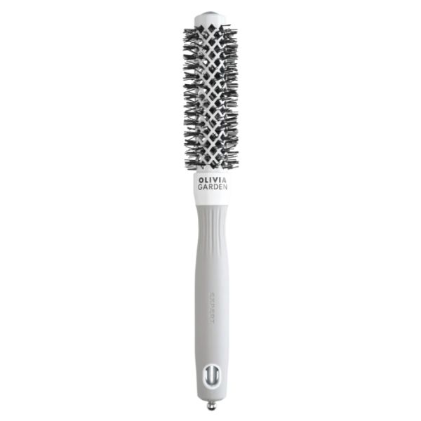 Brosse brushing Expert Blowout Shine nylon blanc & gris 20mm Olivia Garden Brosse brushing Expert Blowout Shine nylon blanc & gris 20mm Olivia Garden