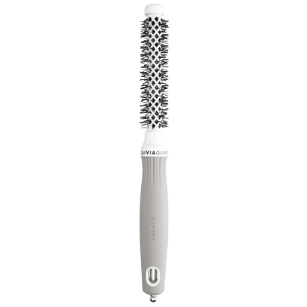 Brosse brushing Expert Blowout Shine nylon blanc & gris 15mm Olivia Garden Brosse brushing Expert Blowout Shine nylon blanc & gris 15mm Olivia Garden