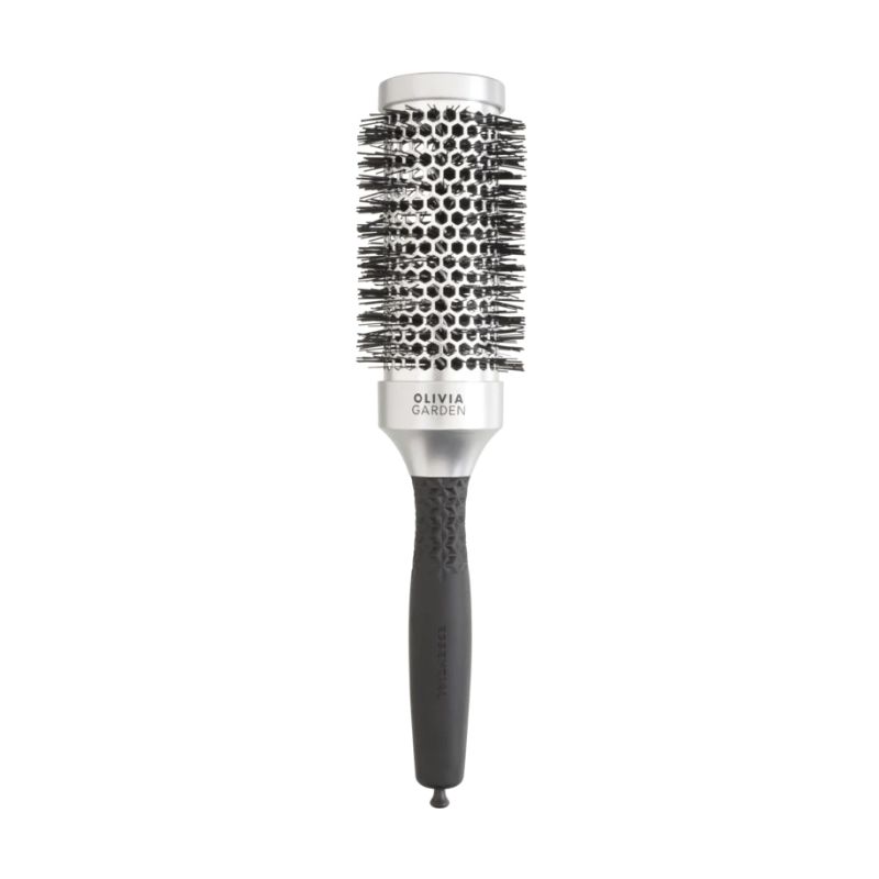 Brosse brushing Essential Blowout classic nylon argent 45mm Olivia Garden