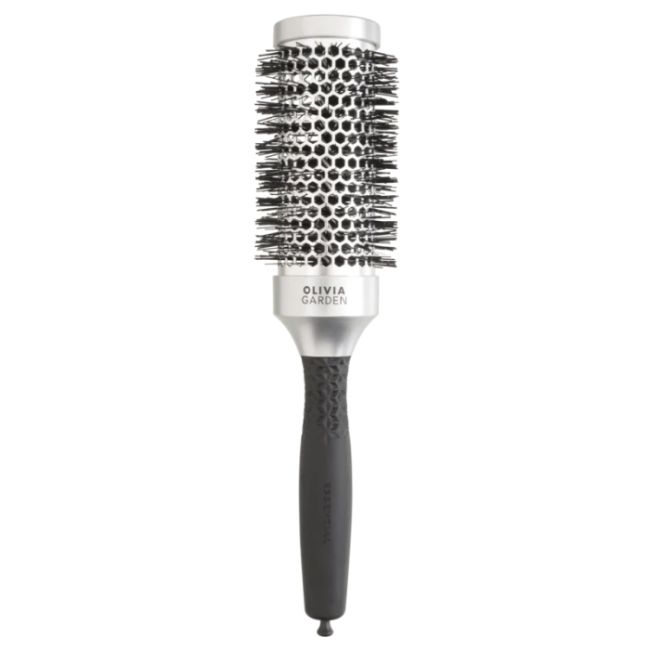 Brosse brushing Essential Blowout classic nylon argent 45mm Olivia Garden