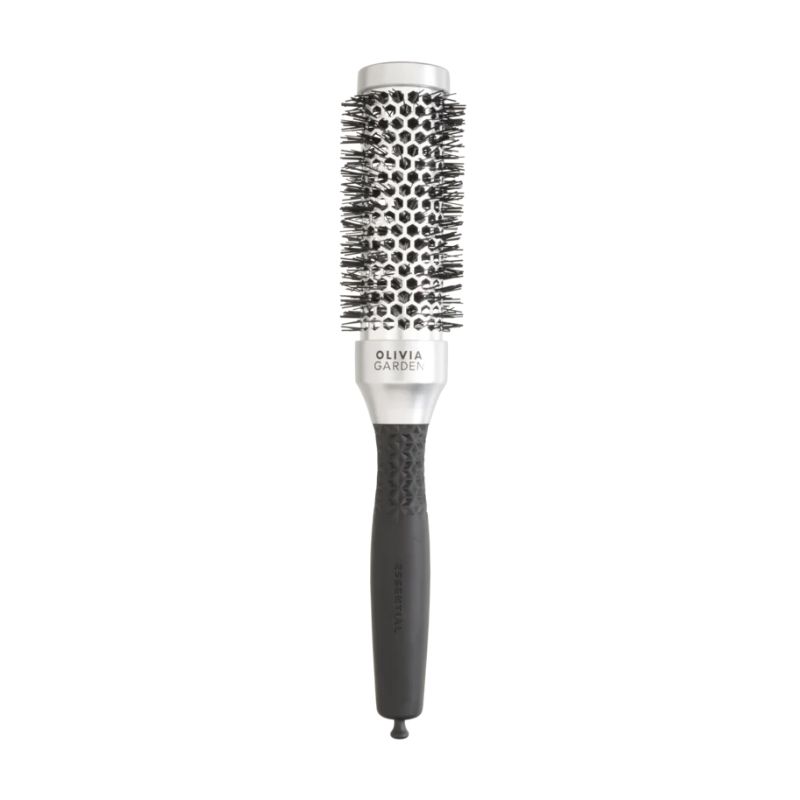Brosse brushing Essential Blowout classic nylon argent 35mm Olivia Garden