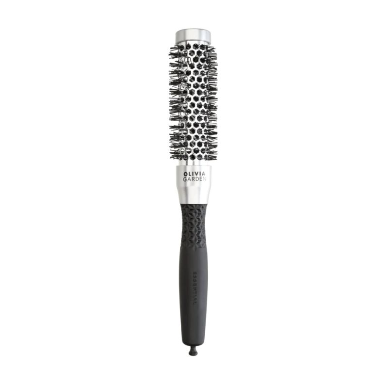 Brosse brushing Essential Blowout classic nylon argent 25mm Olivia Garden