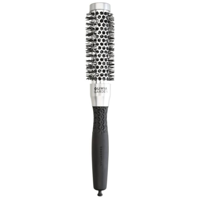 Brosse brushing Essential Blowout classic nylon argent 25mm Olivia Garden
