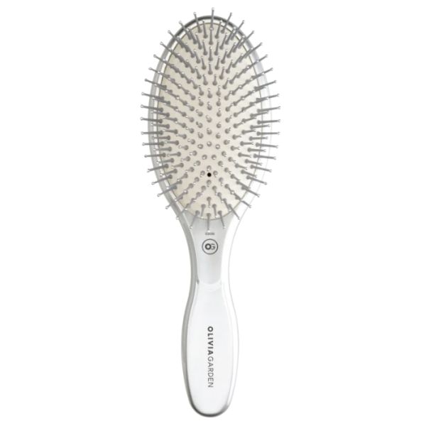 Brosse Expert Care Oval Nylon argent Olivia Garden Brosse Expert Care Oval Nylon argent Olivia Garden