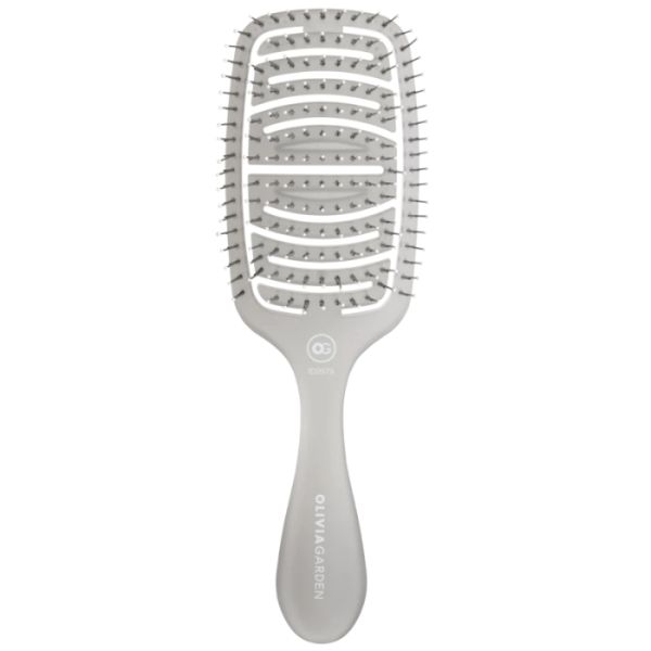 Brosse Essential Care Flex pour cheveux medium Ice Grey Olivia Garden Brosse Essential Care Flex pour cheveux medium Ice Grey Olivia Garden