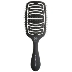 Brosse Essential Care Flex pour cheveux épais Matt Black Olivia Garden