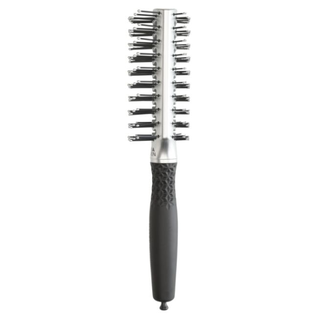 Brosse Essential Style Double Tunnel Nylon argent Olivia Garden