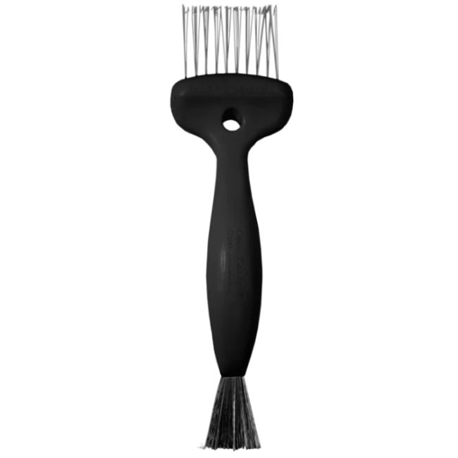 Peigne nettoyant brosse noir Olivia Garden