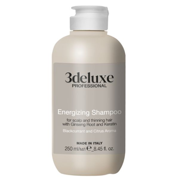 Shampoing énergisant 3Deluxe 250ml Shampoing énergisant 3Deluxe 250ml