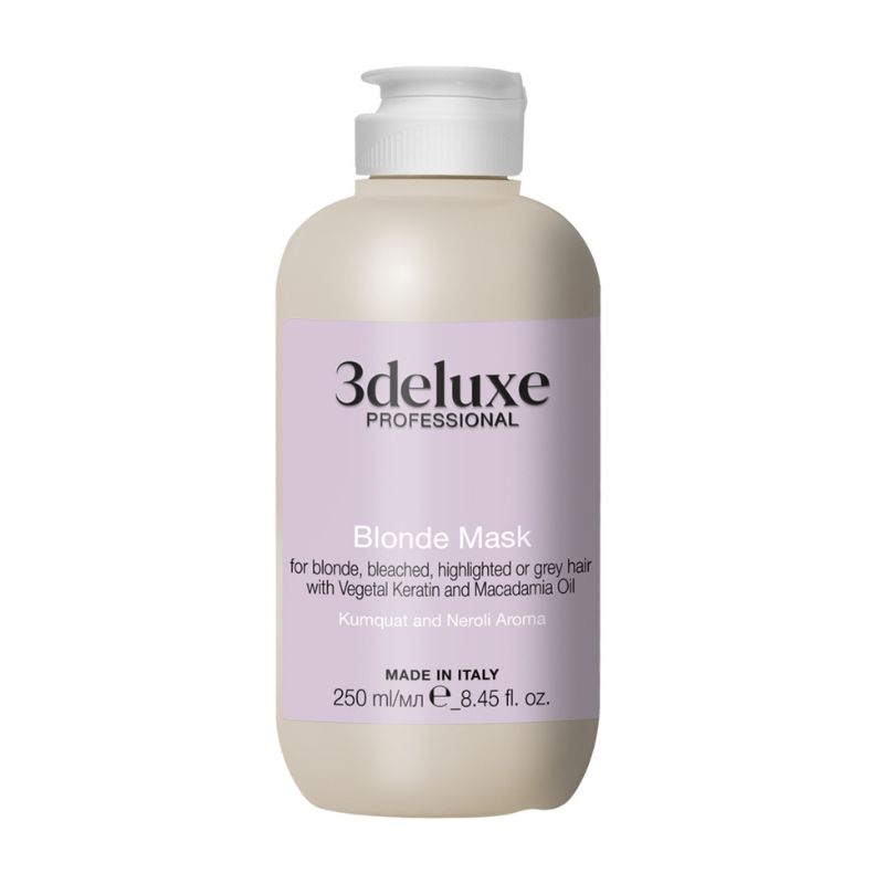 Masque cheveux blond et méchés 3Deluxe 250ml