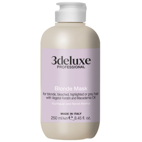Masque cheveux blond et méchés 3Deluxe 250ml Masque cheveux blond et méchés 3Deluxe 250ml