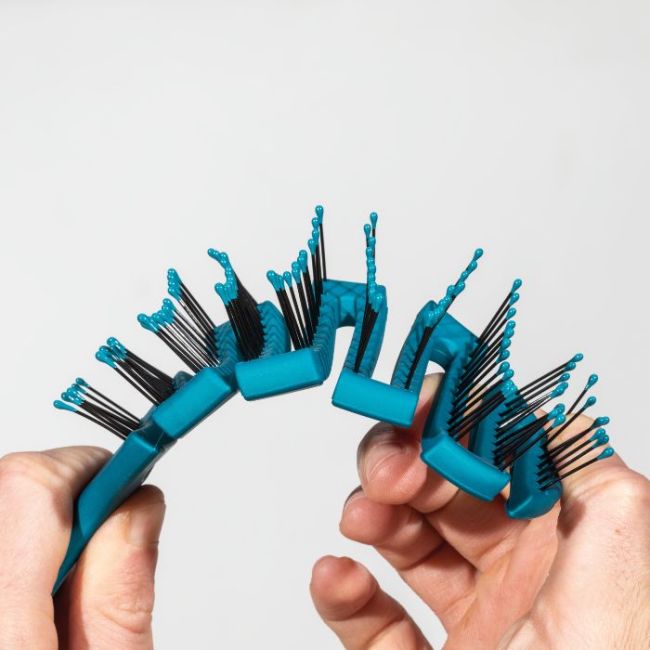Brosse démêlante D-Tang Flex Flex Bleu