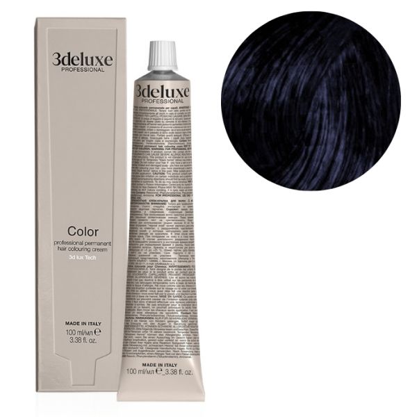 Coloration 1.10 noir bleu 3Deluxe 100ml Coloration 1.10 noir bleu 3Deluxe 100ml