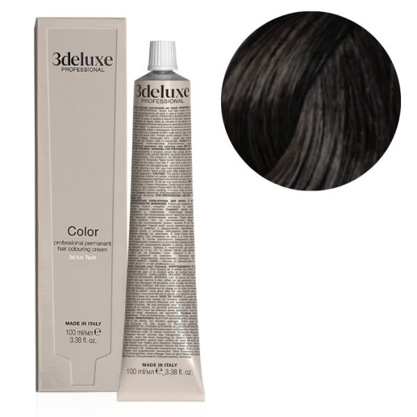 Coloration 4.1 chatain cendré 3Deluxe 100ml Coloration 4.1 chatain cendré 3Deluxe 100ml