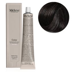 Coloration 4.12 chatain cendré irise 3Deluxe 100ml