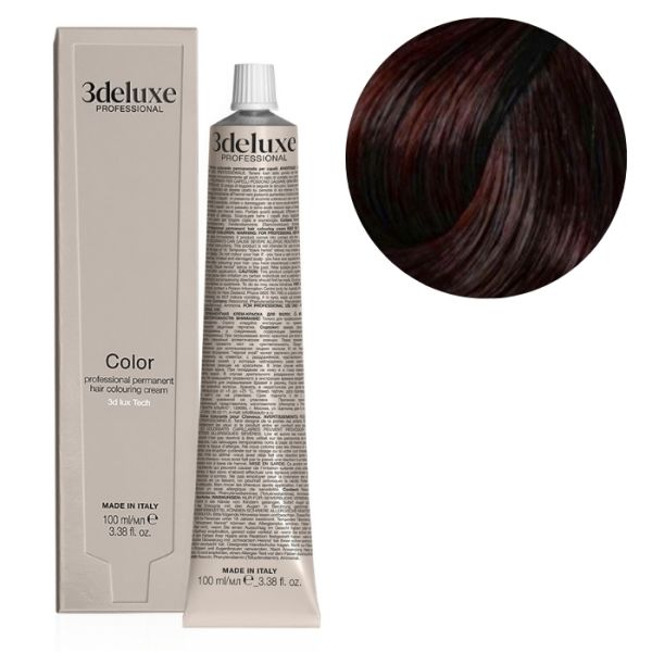 Coloration 4.5 chatain acajou 3Deluxe 100ml