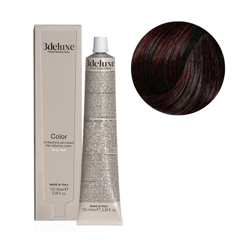 Coloration 4.52 chatain chocolat acajou 3Deluxe 100ml