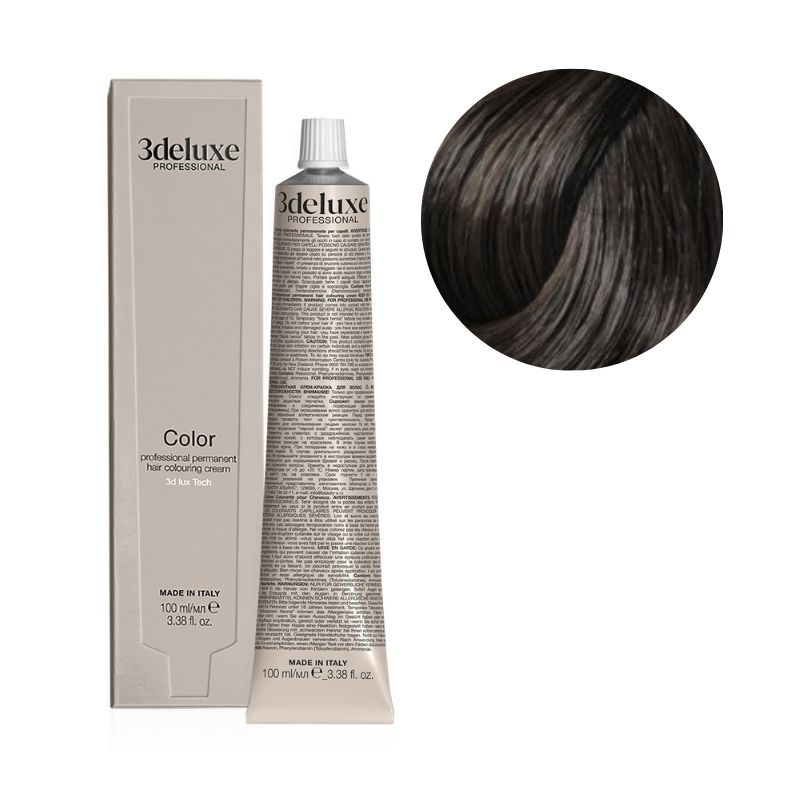 Coloration 5.1 chatain clair cendré 3Deluxe 100ml