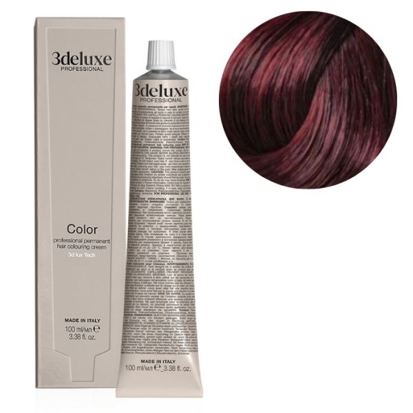Coloration 6.52 blond fonce chocolat acajou 3Deluxe 100ml