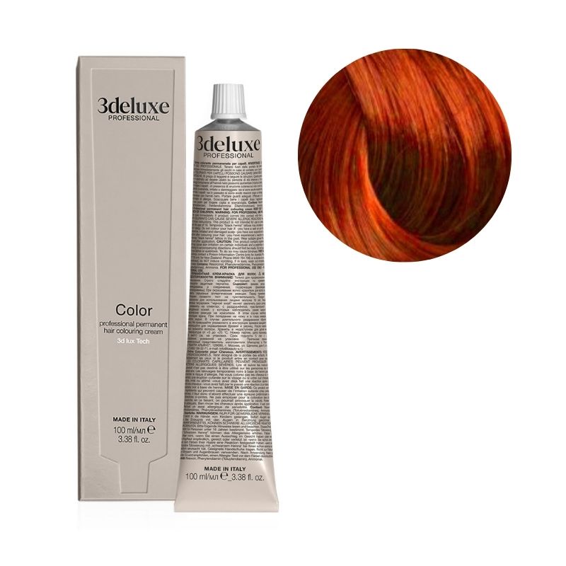 Coloration 7.43 blond cuivre dore 3Deluxe 100ml
