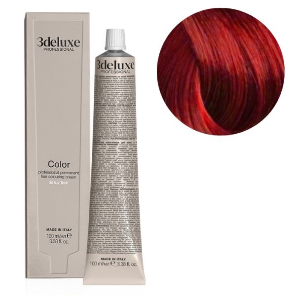 Coloration 7.64 chatain clair rouge cuivre 3Deluxe 100ml Coloration 7.64 chatain clair rouge cuivre 3Deluxe 100ml