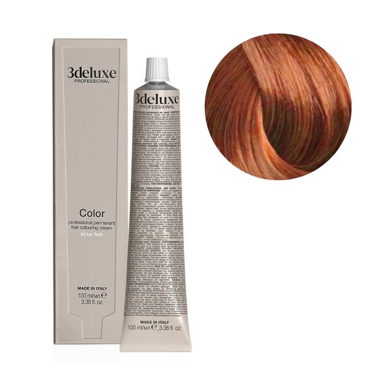 Coloration 8.34 blonc clair dore cuivre 3Deluxe 100ml