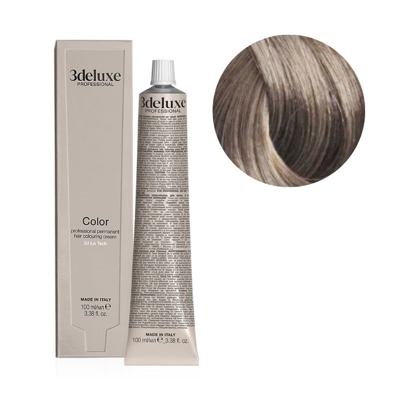 Coloration 9.07 blond tres clair froid 3Deluxe 100ml
