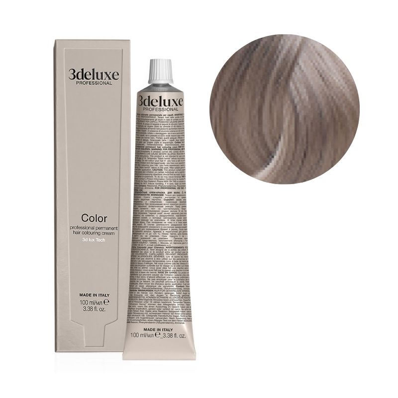 Coloration 9.11 blond tres clair cendré intense 3Deluxe 100ml