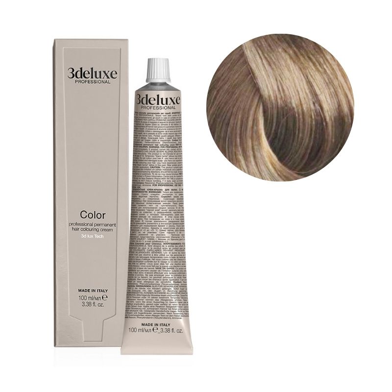Coloration 9.12 blond tres clair cendré irise 3Deluxe 100ml