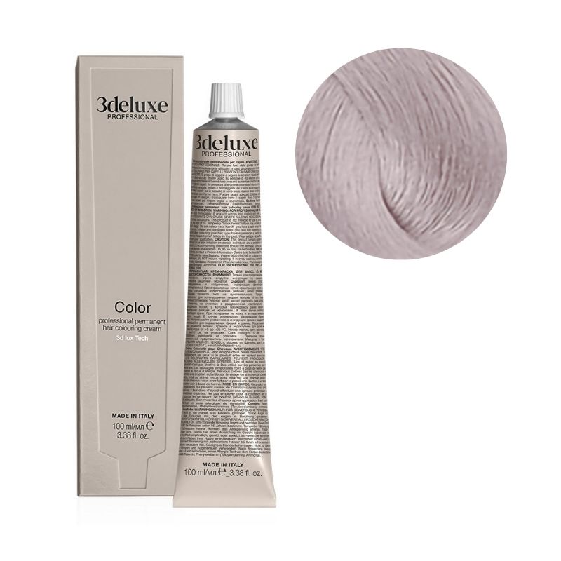 Coloration 10.021 blond platine perle cendré 3Deluxe 100ml