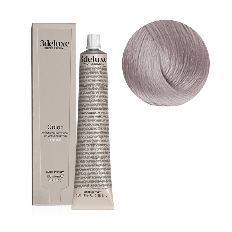 Coloration 10.102 blond platine cendré perle 3Deluxe 100ml