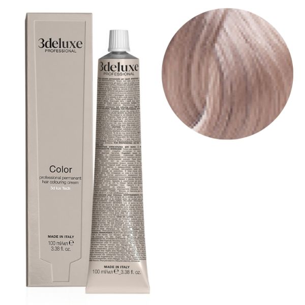 Coloration 10.12 blond platine cendré irise 3Deluxe 100ml