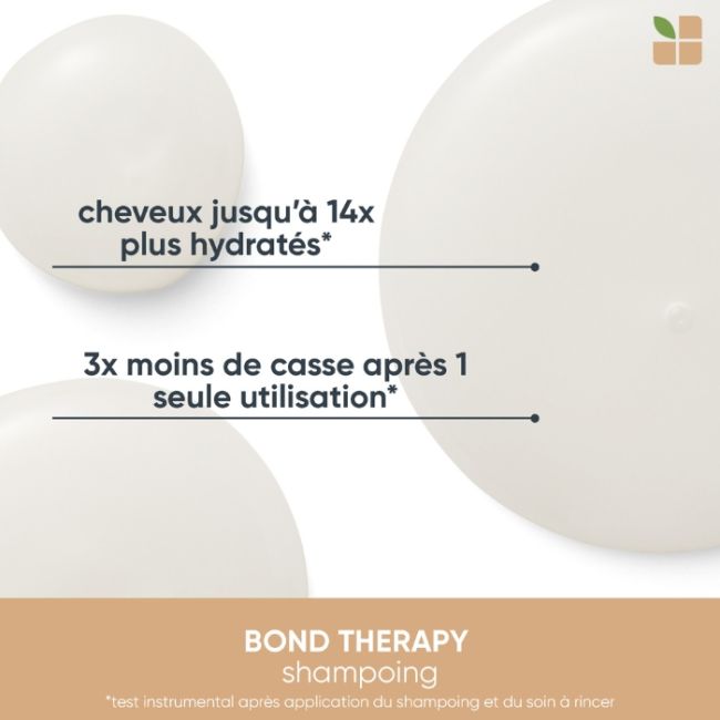 Shampoing Fortifiant pour cheveux sur-sollicités Bond Therapy Biolage 250ml Shampoing Fortifiant pour cheveux sur-sollicités Bond Therapy Biolage 250ml