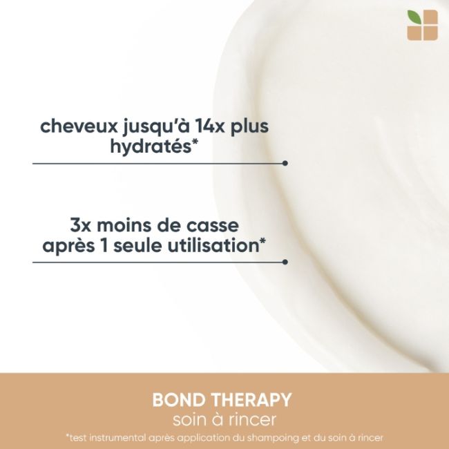 Soin à rincer Fortifiant pour cheveux sur-sollicités. Bond Therapy Biolage 200ml