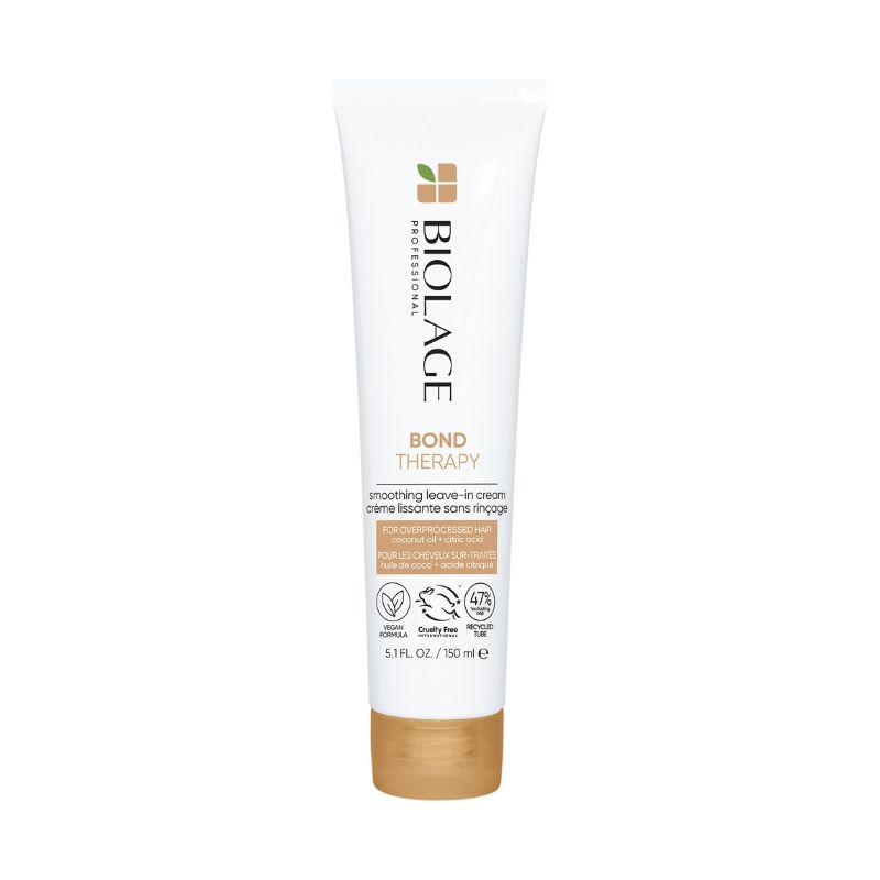 Crème Sans Rinçage Lissante pour cheveux sur-sollicités Bond Therapy Biolage 150ml Crème Sans Rinçage Lissante pour cheveux sur-sollicités Bond Therapy Biolage 150ml