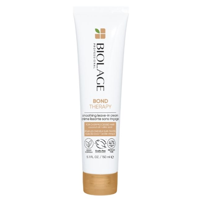 Crème Sans Rinçage Lissante pour cheveux sur-sollicités Bond Therapy Biolage 150ml Crème Sans Rinçage Lissante pour cheveux sur-sollicités Bond Therapy Biolage 150ml