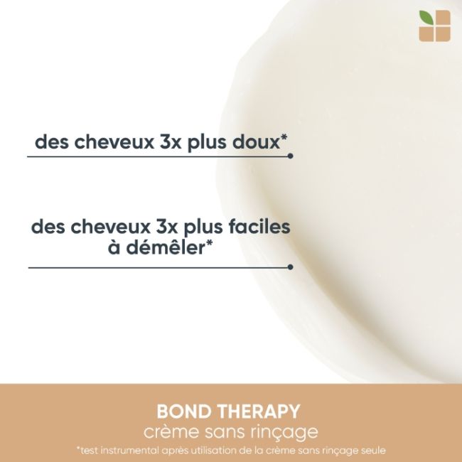 Crème Sans Rinçage Lissante pour cheveux sur-sollicités Bond Therapy Biolage 150ml Crème Sans Rinçage Lissante pour cheveux sur-sollicités Bond Therapy Biolage 150ml