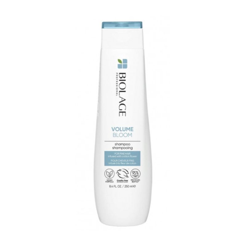 Shampoing pour cheveux fins. Volume Bloom Biolage 250ml