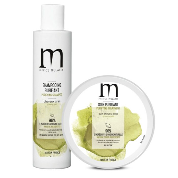 Duo purifiant cheveux gras Argila Mulato