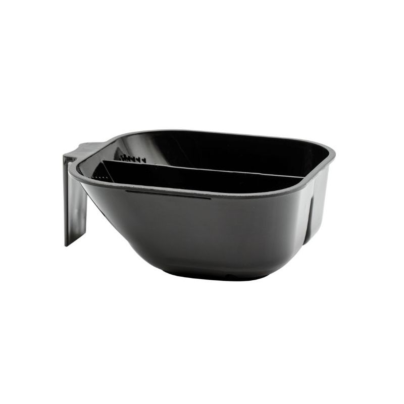 Bol coloration gradué en caoutchouc antidérapant et double espace noir 700ML
