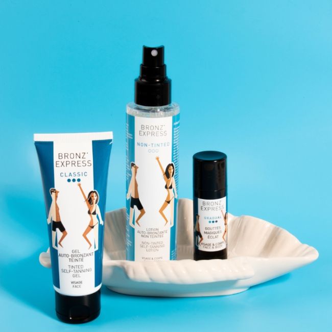 Lotion Auto-Bronzante Non Teintée Visage & Corps Bronz'Express 150ml