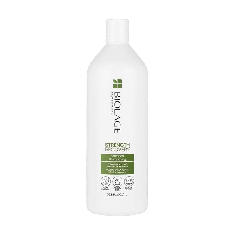 Shampoing pour cheveux abîmés Strength Recovery Biolage 1L
